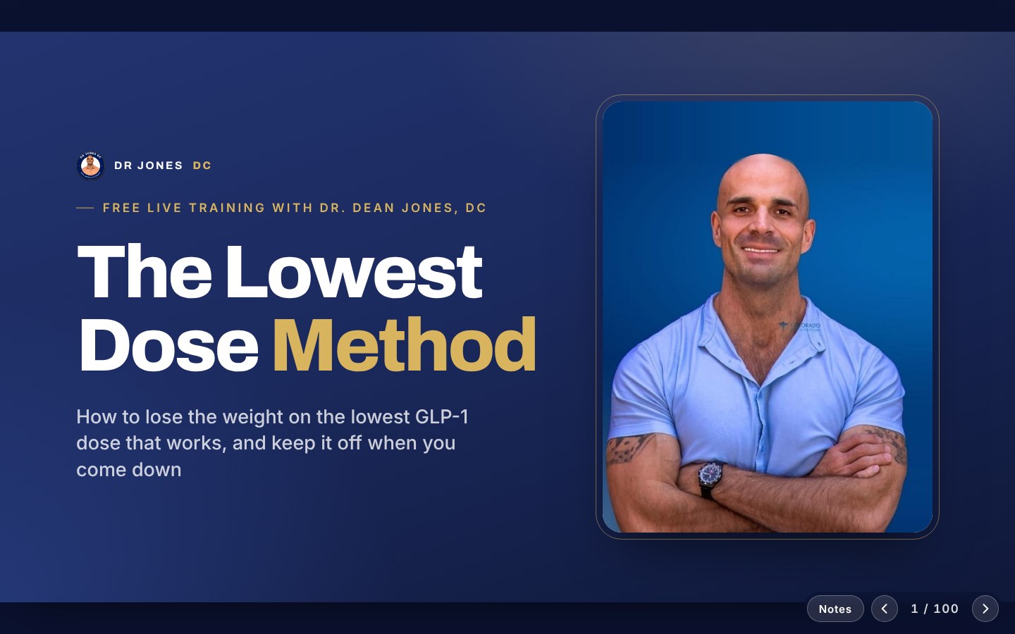 Webinar presentation preview